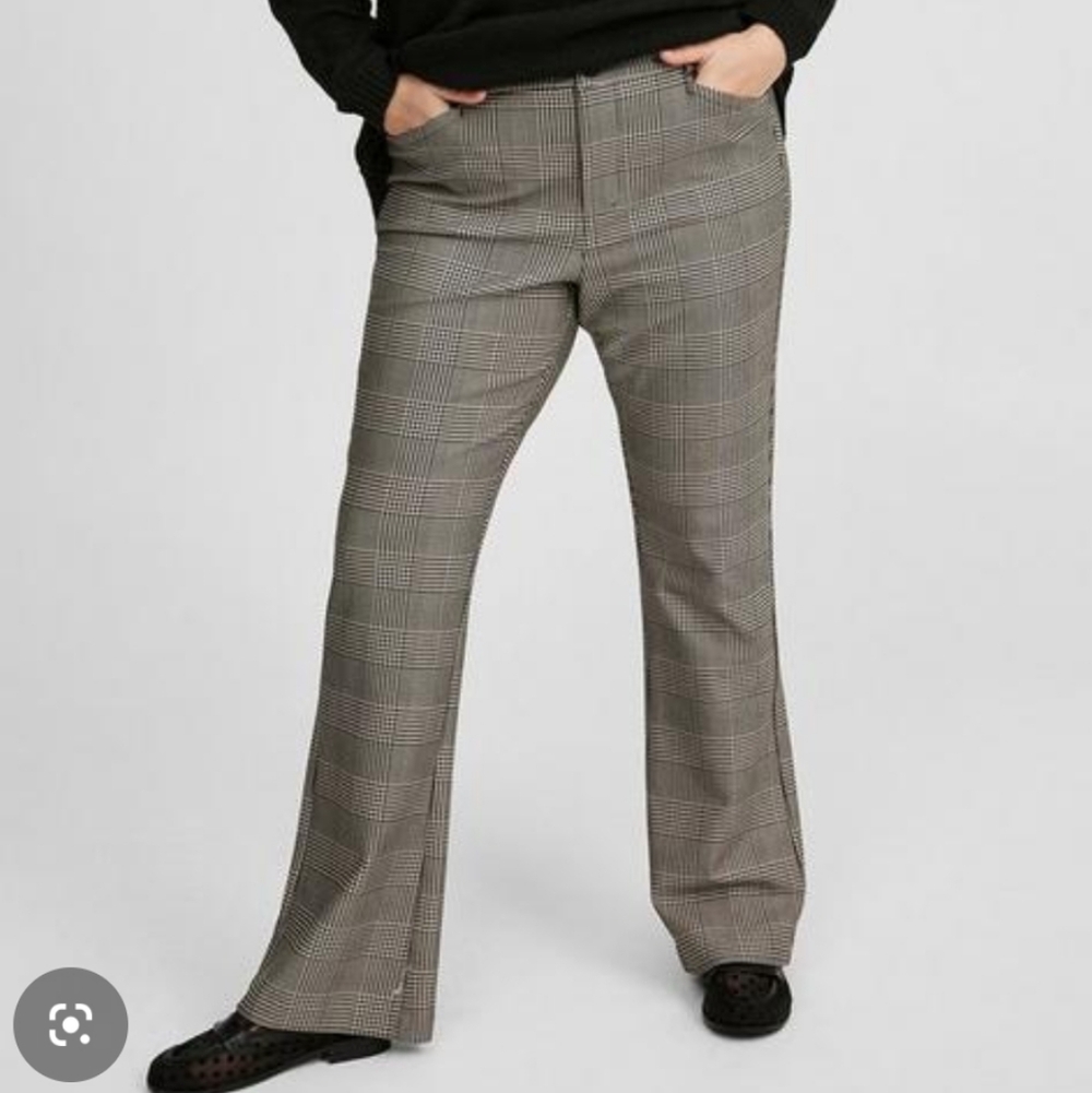 Torrid Women's High Rise Bootcut Plaid Trousers